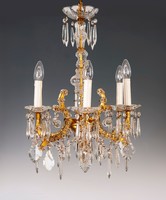 Maria Theresa-style crystal chandelier (8 arms)