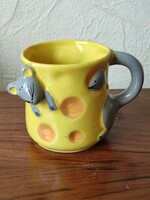 Retro funny mouse ceramic mug