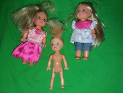 Quality barbie smaller children's dolls 3 in one according to the pictures
