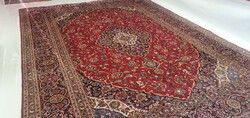 OF124 Iráni Keshan kézi csomó gyapjú perzsa szőnyeg 405X300CM Ingyen futár