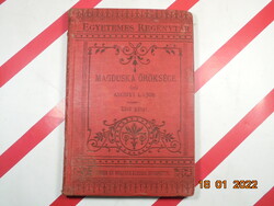 Abonyi Lajos: Magduska öröksége, antik könyv 1896-os kiadás