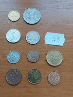 10 mixed coins 26