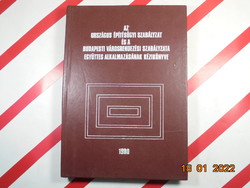 The national construction regulations and the Budapest urban planning regulations