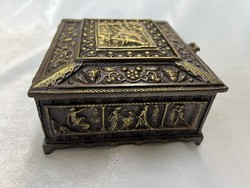Old bronze jewelry/ornamental box