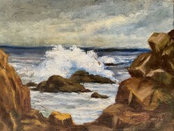 Daday kalmán: wave - oil, canvas
