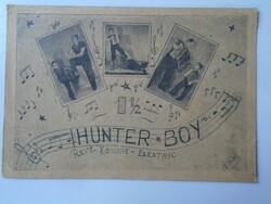 D195726 Hunter Boy -revű -komische - Exentric   képeslap nagyságú nyomat