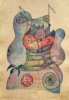Ef Zámbó István - Betört kancsótojáshéj fejű Edwin 58 x 41 computer print, merített papír