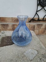 Blue cracked veil glass veil Carcagi berekfürdő glass pouring vase collectors