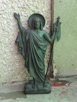 Antik bronz XIX.sz bronz JESUS dombormű