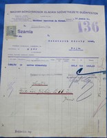 Régi számla 1913 Budapest