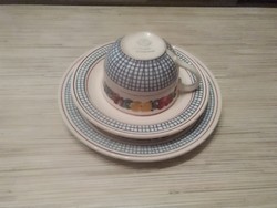 Antik Willeroy Boch porcelán reggeliző készlet.