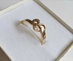 14K-os régi, masni szerű arany gyűrű