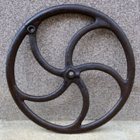 Cast iron well wheel, grinding wheel (65 cm, 18 kg)