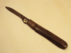 Old knife with illegible marks