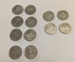 8 Different 50 ft jubilee coins