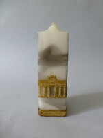 Berlin gilded commemorative candle with the landmarks of the city
