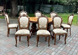 Antique looking table with chairs