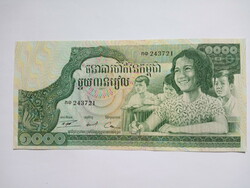 Ritka, Unc 1000 Riels Kambodzsa 1972  !!