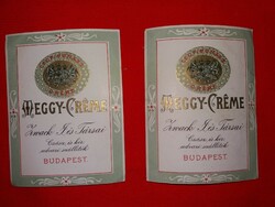 Antique - cc.1900. Zwack - cherry creme liqueur - label - extremely rare, beautiful condition as per pictures