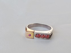 Ezüst gyűrű/gránát