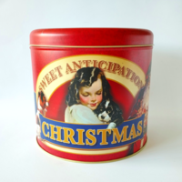 Beautiful old Christmas large-sized cookie and cookie box