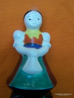 Old ceramic figure in good condition. Height: 12.5 centimeters