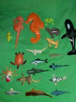 Retro quality sea animals plastic toy figure package in one as shown in the pictures