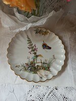 Copeland Spode pillangós porcelán tányér