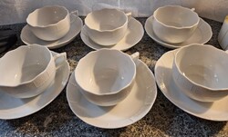 Herendi teás készlet 6 csésze + 6 alátét