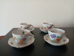 Hüttl aquincum porcelain mocha/coffee cups