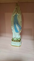 Antique porcelain statue of the Virgin Mary marked