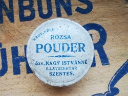 Box of rose powder