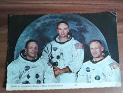 Apollo 11 űrhajósok, Neil Armstrong, Michael Collins and Edwin  Aldrin Jr. (NASA,)1969 Holdraszállás