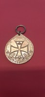 I. világháborús német Furg Dagerland (a hazáért) kitüntetés  arany