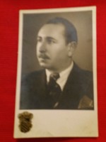 1939. A néhai rádió bemondó BENEDEKFI JÁNOS portré - halálhír SZEGED Székely fotó a képek szerint