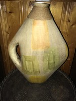 Különleges kézműves kerámi a váza dísz dekor 38 cm magas