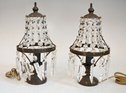 Ampoule-shaped table lamp in a pair