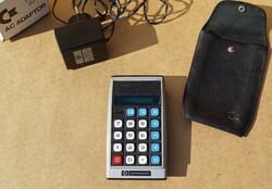 Régi vintage Commodore GL986 R japán gyármányú kézi számológép kalkulátor