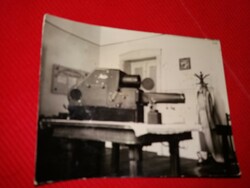 Antique picture of a technical device in black and white in good condition according to the pictures