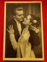 Antique Romeo & Juliet fine art basic postcard black and white in good condition as shown in the pictures