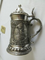 Old, marked, hunting scene pewter cup. Boxed. Negotiable!
