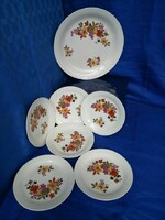 3.200.-Ft! Jelzett Colditz márkájú, német porcelán süteményes készlet!