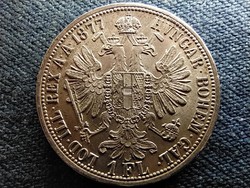 Ausztria Ferenc József .900 ezüst 1 Florin 1877 EXTRA (id67589)