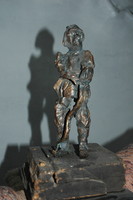 "Hun harcos" bronz szobor.