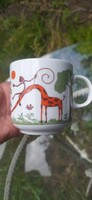 Alföldi children's mug with giraffe monkey