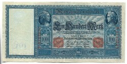 100 Mark 1910 white paper Germany 3.