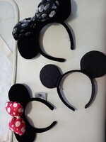 Cosplay Disneyland eredeti Mickey Minnie hajdísz hajpánt 3db fejpánt