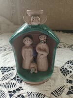 Old retro kumpost éva ceramic family for sale!
