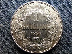 Republic of South Africa johannes paulus kruger .925 Silver 1 shilling 1897 (id68726)