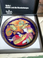Bjorn Wiinblad: Aladdin and the Magic Lamp, Rosenthal decorative plate with box